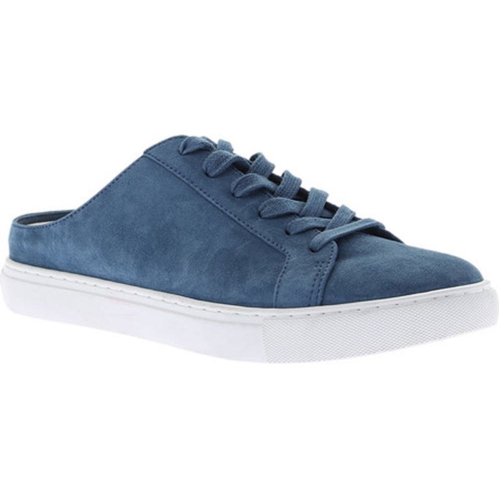 KENNETH COLE | Indigo Blue Suede Slip On Sneakers | Size 7.5